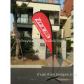 promotional sale flying tear drop flags and banners